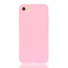 For iPhone SE 2022 / SE 2020 Solid Color Frosted TPU Phone Case(Magenta) - 1