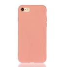 For iPhone SE 2022 / SE 2020 Solid Color Frosted TPU Phone Case(Orange) - 1