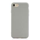 For iPhone SE 2022 / SE 2020 Solid Color Frosted TPU Phone Case(Gray) - 1