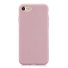 For iPhone SE 2022 / SE 2020 Solid Color Frosted TPU Phone Case(Pink) - 1