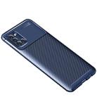 For Galaxy A31 Carbon Fiber Texture Shockproof TPU Case(Blue) - 1