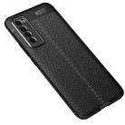 For Huawei Nova 7 Litchi Texture TPU Shockproof Case(Black) - 1