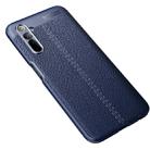 For OPPO Realme 6 Litchi Texture TPU Shockproof Case(Navy Blue) - 1