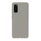 For Galaxy S20 Solid Color Frosted TPU  Phone Case(Gray) - 1