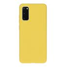 For Galaxy S20 Solid Color Frosted TPU  Phone Case(Yellow) - 1