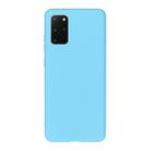 For Galaxy S20 Plus Solid Color Frosted TPU  Phone Case(Sky Blue) - 1