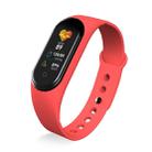 KM5 0.96inch Color Screen Phone Smart Watch IP68 Waterproof,Support Bluetooth Call/Bluetooth Music/Heart Rate Monitoring/Blood Pressure Monitoring(Red) - 1