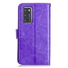 For Huawei P40 Crazy Horse Texture Horizontal Flip Leather Case with Holder & Card Slots & Wallet & Photo Frame(Purple) - 7