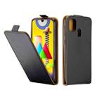 For Galaxy M31 Business Style Vertical Flip TPU Leather Case  with Card Slot(Black) - 1
