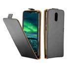 For Nokia 2.3 Business Style Vertical Flip TPU Leather Case  with Card Slot(Black) - 1