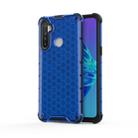 For OPPO Realme C3  Shockproof Honeycomb PC + TPU Case(Blue) - 1