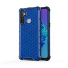 For OPPO Realme 5i  Shockproof Honeycomb PC + TPU Case(Blue) - 1