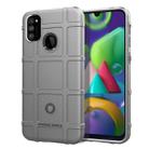 For Galaxy M31 Full Coverage Shockproof TPU Case(Grey) - 1