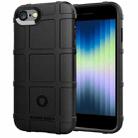 For iPhone SE 2022 / SE 2020 Full Coverage Shockproof TPU Case(Black) - 1