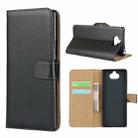 For Sony Xperia 20 Leather Horizontal Flip Holster With Magnetic Clasp and Bracket and Card Slot and Wallet(Black) - 1