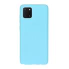 For Galaxy M60S/A81/note 10 Lite Solid Color Frosted TPU  Phone Case(Sky Blue) - 1