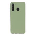 For Galaxy A21 Solid Color Frosted TPU  Phone Case(Green) - 1