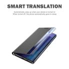 For Galaxy S20 Side Display Magnetic Horizontal Flip Plain Texture Cloth + PC Case with Holder & Sleep / Wake-up Function(Black) - 7
