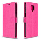 For Xiaomi Redmi Note9 Pro/Redmi Note 9s Crazy Horse Texture Horizontal Flip Leather Case with Holder & Card Slots & Wallet & Photo Frame(Rose) - 1