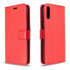 For Huawei Enjoy 10E Crazy Horse Texture Horizontal Flip Leather Case with Holder & Card Slots & Wallet & Photo Frame(Red) - 1