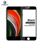 For iPhone SE 2020 PINWUYO 9H 2.5D Full Screen Tempered Glass Film(Black) - 1
