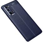 For Huawei Honor 30 Pro Litchi Texture TPU Shockproof Case(Navy Blue) - 1