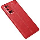 For Huawei Honor 30 Pro Litchi Texture TPU Shockproof Case(Red) - 1