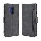 For OnePlus 8 Pro Wallet Style Skin Feel Calf Pattern Leather Case with Separate Card Slot(Black) - 1