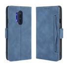 For OnePlus 8 Pro Wallet Style Skin Feel Calf Pattern Leather Case with Separate Card Slot(Blue) - 1