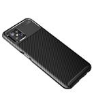 For OPPO A92s Carbon Fiber Texture Shockproof TPU Case(Black) - 1