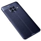 For OPPO ACE2 Litchi Texture TPU Shockproof Case(Navy Blue) - 1