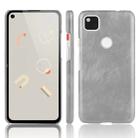 For Google Pixel 4a Shockproof Litchi Texture PC + PU Case(Gray) - 1