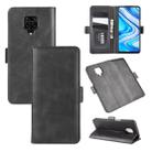For Xiaomi Redmi Note 9 Pro Dual-side Magnetic Buckle Horizontal Flip Leather Case with Holder & Card Slots & Wallet(Black) - 1