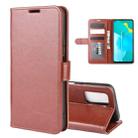 For Huawei Honor 30S R64 Texture Single Horizontal Flip Protective Case with Holder & Card Slots & Wallet& Photo Frame(Brown) - 1