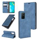 For Huawei Honor 30S Retro-skin Business Magnetic Suction Leather Case with Holder & Card Slots & Wallet(Dark Blue) - 1