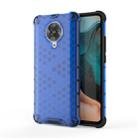 For Xiaomi Redmi K30 Pro Shockproof Honeycomb PC + TPU Case(Blue) - 1