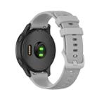 20mm Silicone Watch Band For Huami Amazfit GTS / Samsung Galaxy Watch Active 2 / Gear Sport(Gray) - 1