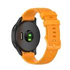 20mm Silicone Watch Band For Huami Amazfit GTS / Samsung Galaxy Watch Active 2 / Gear Sport(Orange) - 1