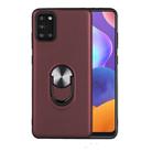 For Galaxy A31 360 Rotary Multifunctional Stent PC+TPU Case with Magnetic Invisible Holder(Jujube Red) - 1