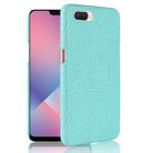 For Oppo A12e Shockproof Crocodile Texture PC + PU Case(Light green) - 1