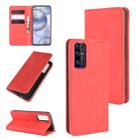 For Huawei Honor 30 Retro-skin Business Magnetic Suction Leather Case with Holder & Card Slots & Wallet(Red) - 1