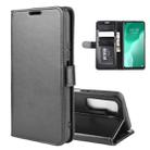 For Huawei Nova 7 SE R64 Texture Single Horizontal Flip Protective Case with Holder & Card Slots & Wallet& Photo Frame(Black) - 1