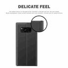 For Galaxy Note 8 Side Display Magnetic Horizontal Flip Plain Texture Cloth + PC Case with Holder & Sleep / Wake-up Function(Pink) - 5