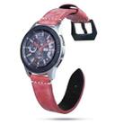 22mm Leather Watch Band For Huawei Watch GT2e / GT2 46mm(Red) - 1