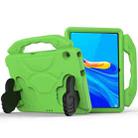 For Huawei MediaPad M6 10.8 inch EVA Children Falling Proof Flat Protective Shell With Thumb Bracket(Green) - 1