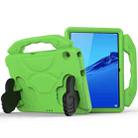 For Huawei MediaPad M5 10.8 inch EVA Children Falling Proof Flat Protective Shell With Thumb Bracket(Green) - 1