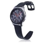22mm For Huawei Watch GT2e GT2 46mm Carbon fiber Leather Watch Band(Black) - 1