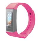 For Redmi Bracelet Silicone Strap(Rose Red) - 1