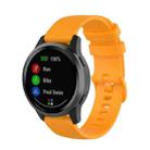 For Garmin Vivoactive 4 22mm Silicone Watch Band(Orange) - 1