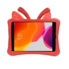 Butterfly Bracket Style EVA Children Shockproof Protective Case For iPad 10.2 2021 / 2020 / 2019 / 10.5(Red) - 1